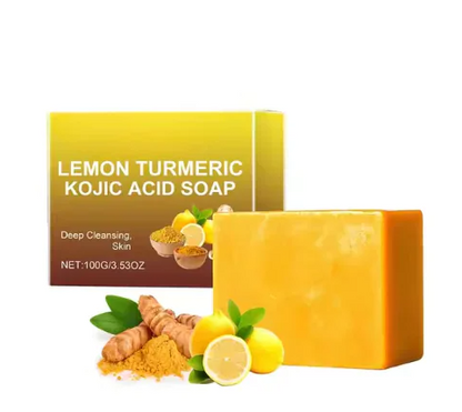 Lemon Turmeric Kojic Soap